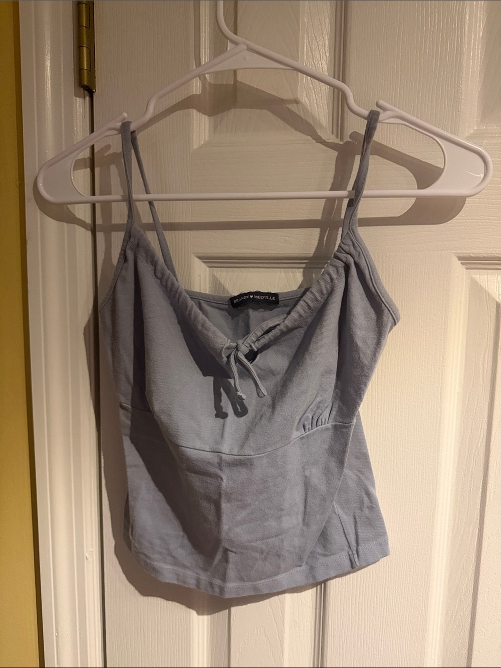 Brandy Melville Pale Blue Tie-Front Cami